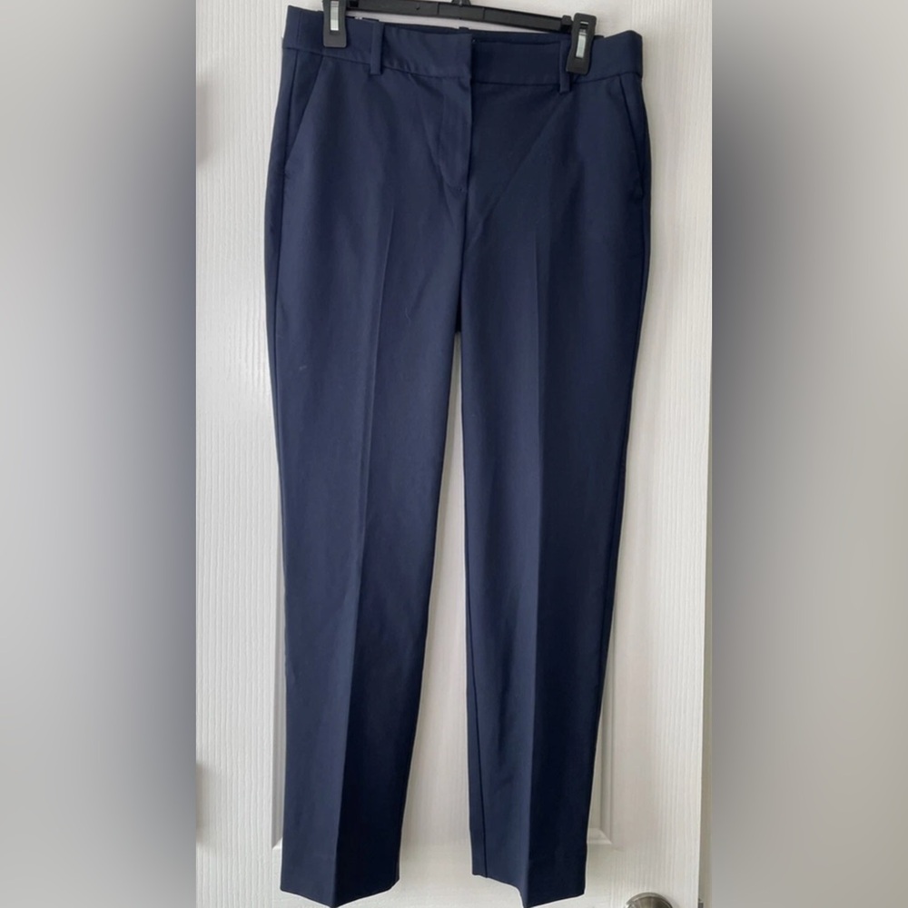 J Crew Women’s Classic Navy Ruby Dress Pants size 8 P
